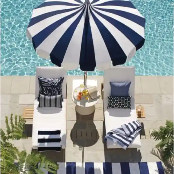 Durable and weather-resistant chaise cushion designed for outdoor use in Dubai