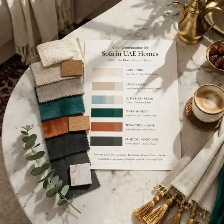 How to Choose the Perfect Color Combinations for Sofa in UAE Homes