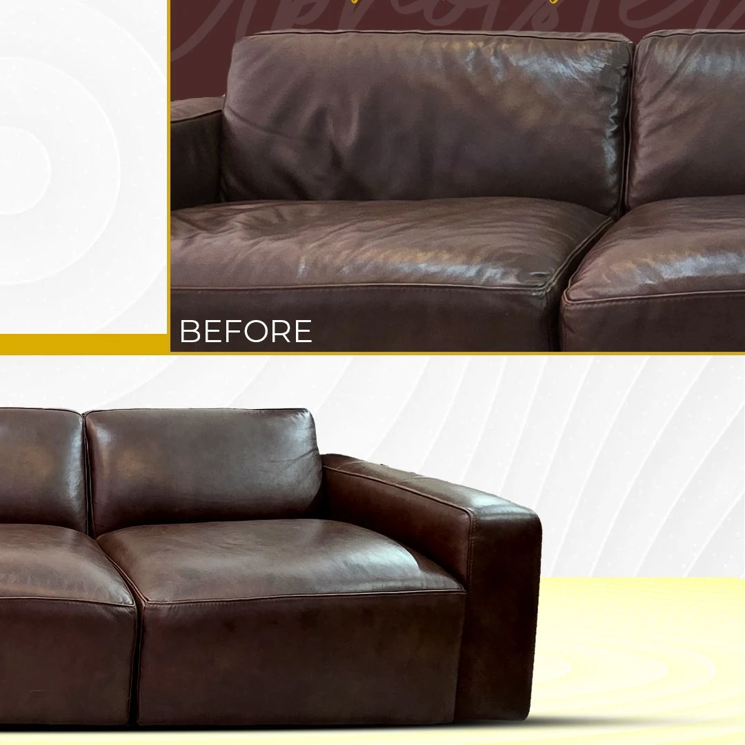 Custom Leather Sofa Upholstery Solutions for damaged and old sofas