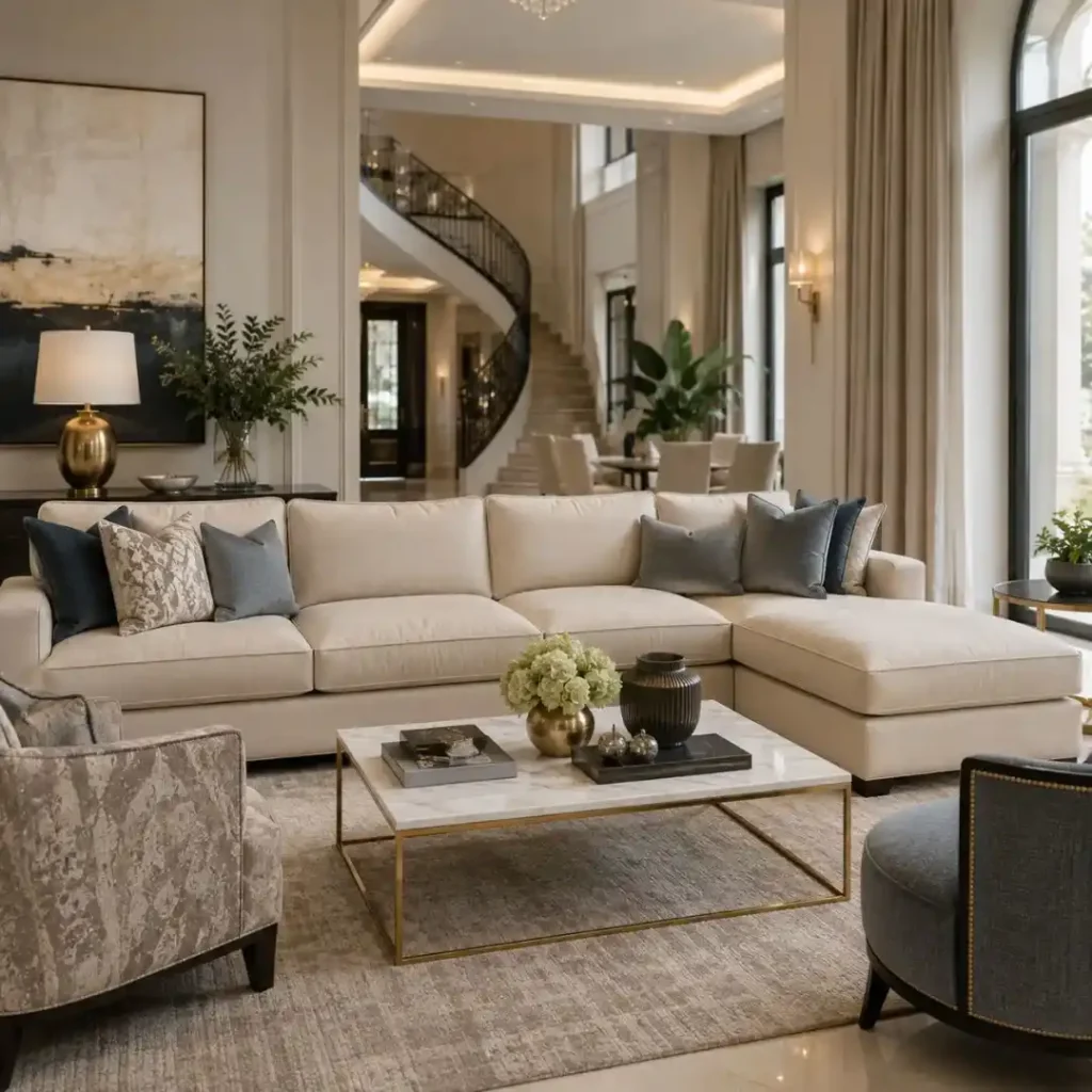 Upholstery Increases Home Value by giving villa furniture a fresh, luxurious appearance with premium fabrics, elegant finishes, and improved comfort.